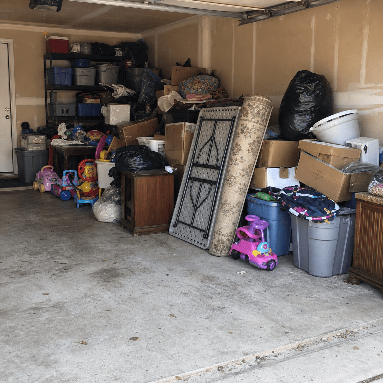 Garage junk